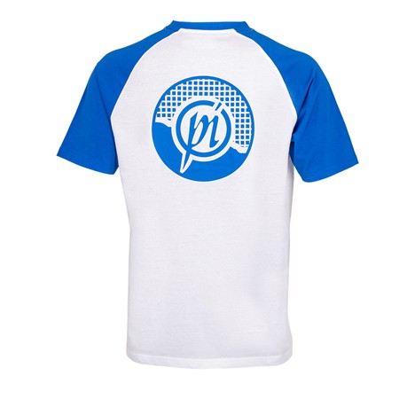 Tee Shirt Maniche Corte Uomo Preston Innovations Lightweight White Raglan - Blanc
