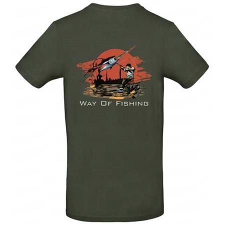 Tee Shirt Maniche Lunghe Uomo W.O.F. Manga - Verde