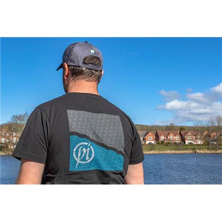 TEE SHIRT MET KORTE MOUWEN VOOR HEREN PRESTON INNOVATIONS BLACK T-SHIRT - ZWART