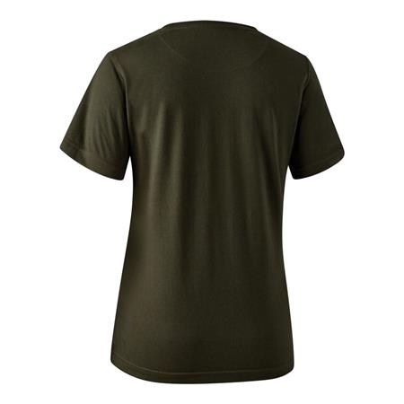 TEE SHIRT VROUW DEERHUNTER LADY JUBILEE - TIMBER