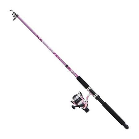 Teleskopisk Sæt Mitchell Tanager Pink Camo Ii Spin Combo