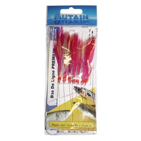 Terminal Tackle Autain 7 Hamecons Rouge/Jaune