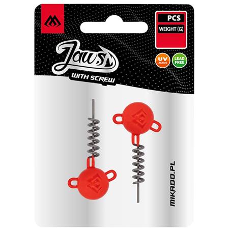 TESTA PIOMBATA MIKADO JAWS AVEC VIS UV ORANGE