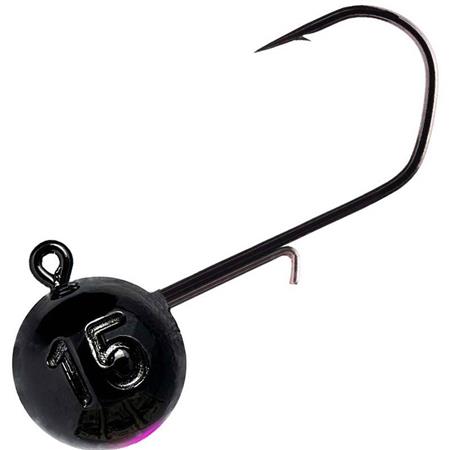 Testa Piombata Monkey Lures - Nero/Rosa - Pacchetto Di 3
