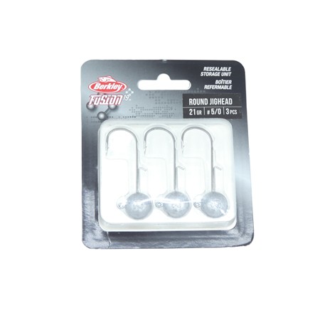 Tête Plombée Berkley Fusion19 Round Jigheads - 21G - N°5/0