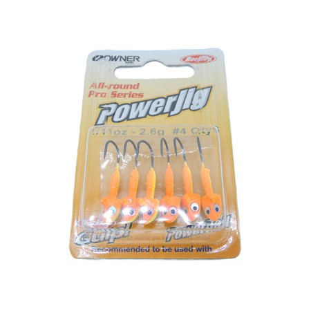 Tete Plombee Berkley Powerjigs 405 - Pack - Fluo/Y -  2.6G - X6