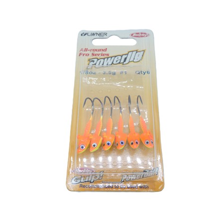 Tete Plombee Berkley Powerjigs 405 - Pack - Fluo/Y -  3.5G - X6