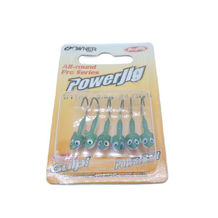 Tete Plombee Berkley Powerjigs 405 - Pack - Olive - 2.6G - X6