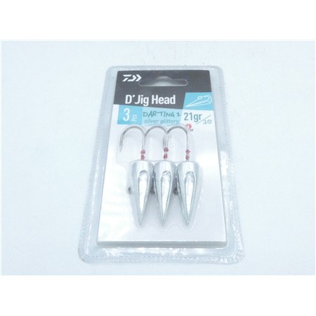 Tete Plombee Daiwa Jig Head Darting 2 - 21Gr - Par 2
