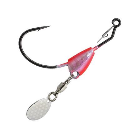 Tete Plombee Duo Tetra Works The Rock Spin Hook - Red - Par 3