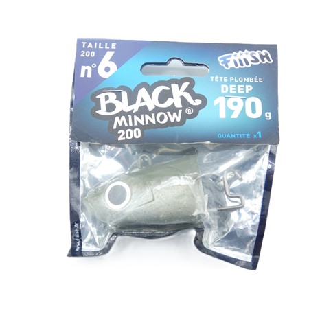 Tête Plombée Fiiish Black Minnow Deep -  90G