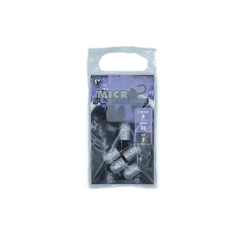 Tête Plombée Fox Rage Micro Bullet Jig Heads - N°4 - 6G - Par 5