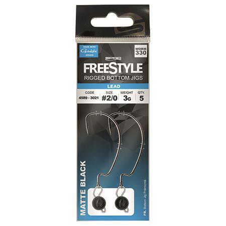 Tête Plombée Freestyle Rigged Bottom Jig