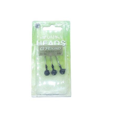 Tete Plombee Gunki G'roung 5 Et 8G - 5G-Natural Black/Silver - Par 3