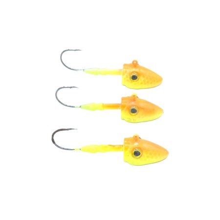 Tete Plombee Gunki G'slide Orange/Fluo Yellow - 21G - - Par 3