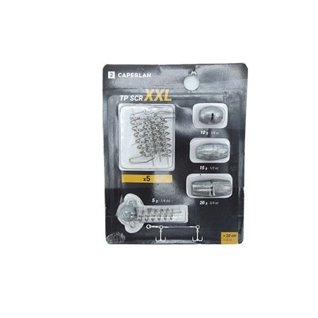 Tête Plombée Interchangeable Caperlan Tp Scr Xxl 5G,10G,15G,20G - 5,10,15,20G