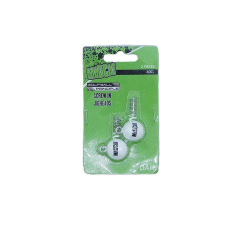 Tete Plombee Madcat Golf Ball Screw-In - 40G
