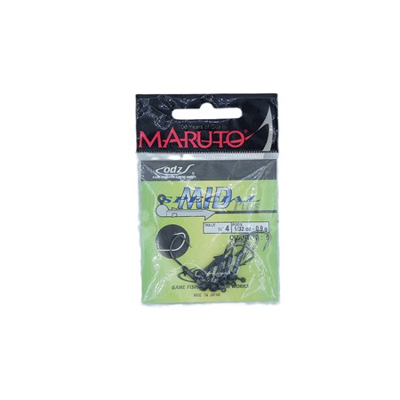 Tête Plombée Maruto Mid Spécial - Black - Par 5