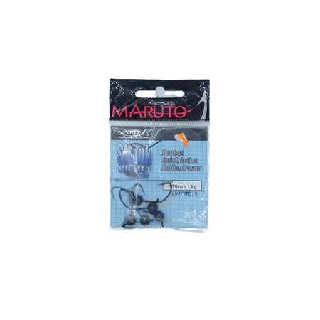Tête Plombée Maruto Shank Chotto - 1.4 Gr - Par 5