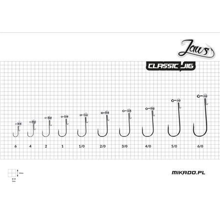 TÊTE PLOMBÉE MIKADO JAWS CLASSIC