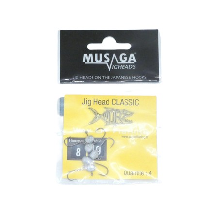 Tete Plombee Musaga Jighead Classic - N°8 - 1G