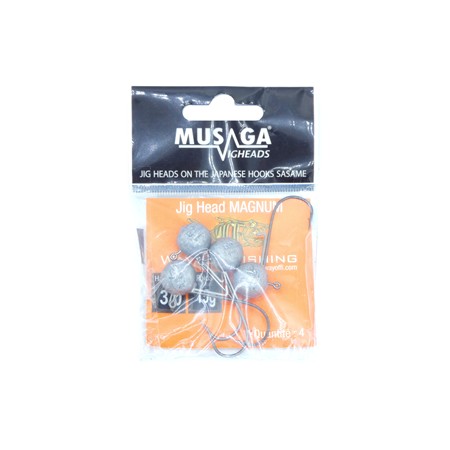 Tête Plombée Musaga Jighead Magnum - N°3/0 - 15G