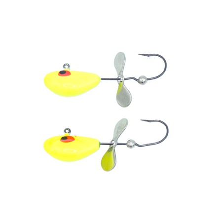 Tete Plombee Northland Whistler Jig - 21G - Chartreuse - Par 2