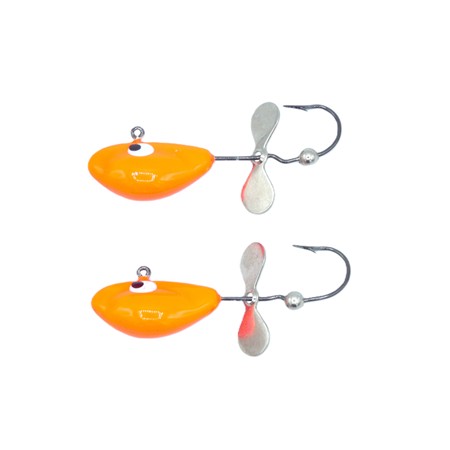Tete Plombee Northland Whistler Jig - 21G - Orange - Par 2