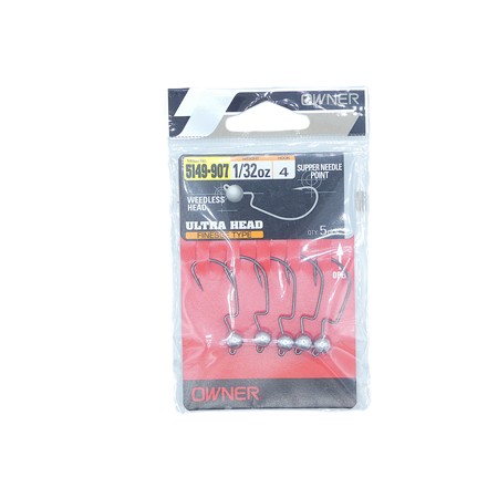 Tete Plombee Owner Jh38 Finesse - Pack - 0,875G - N°4