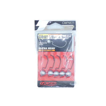 Tete Plombee Owner Jh38 Finesse - Pack - 3,5G - N°4