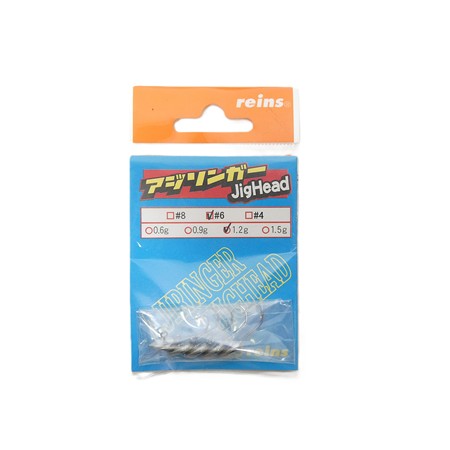 Tete Plombee Reins Aji Ringer Jig Head - Pack -             1.2G - N°6