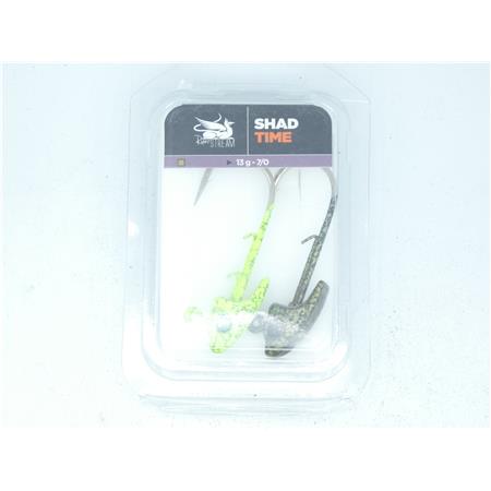 Tete Plombee River Stream Shad Time - Chartreuse Et Snake - 13G