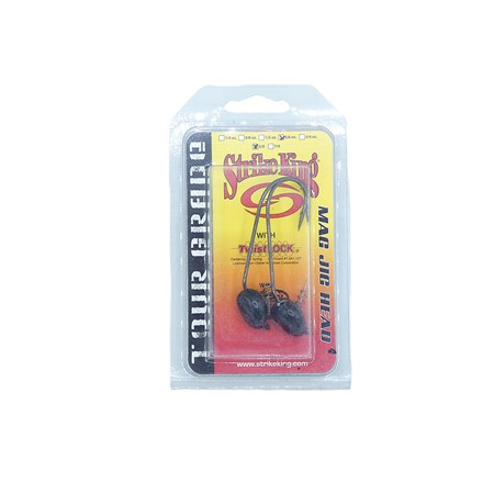 Tete Plombée Strike King Mag Jig Head - Noir - Par 2