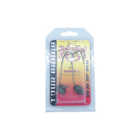 Tete Plombée Strike King Mag Jig Head - Vert - Par 2