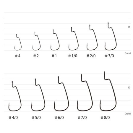 TEXAS-HAKEN DRANCKRAZY DK WORM HOOK
