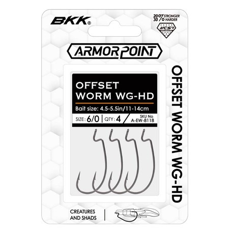 TEXAS-KROG BKK OFFSET WORM WG-HD