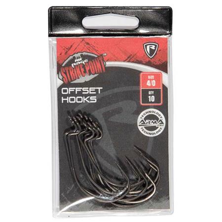 TEXAS-KROG FOX RAGE STRIKE POINT OFFSET HOOKS