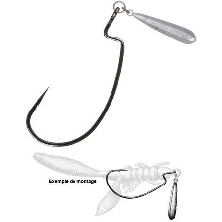Texas-Krog Owner Jig Rig Lead Sinker - Pakke Med 2