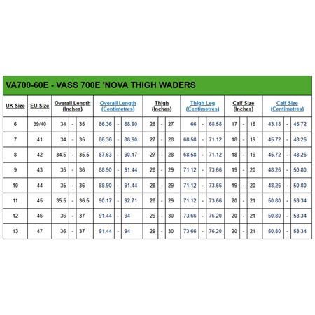 THIGH WADERS VASS TEX 700 EDITION THIGH WADER