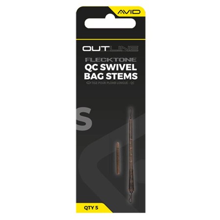 Tige Pour Plomb Avid Carp Outline Flecktone Long Bag Stem - Qc