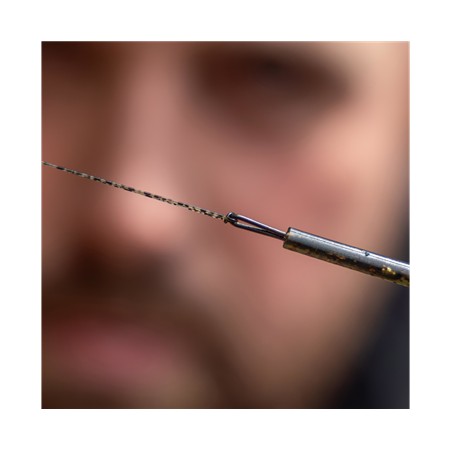 TIGE POUR PLOMB AVID CARP OUTLINE FLECKTONE LONG BAG STEM - RING SWIVEL