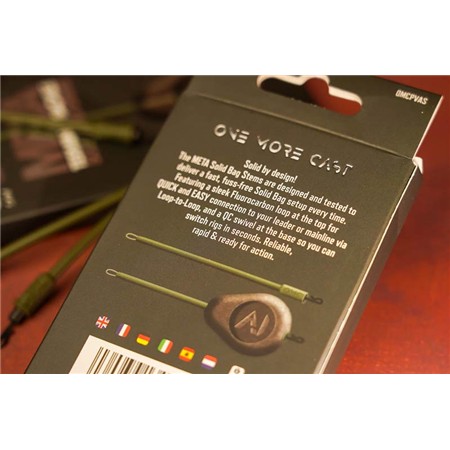 TIGE POUR PLOMB ONE MORE CAST META SOILD BAG STEMS