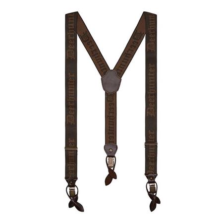 Tirantes Deerhunter Combi Braces Button And Clips - Marron