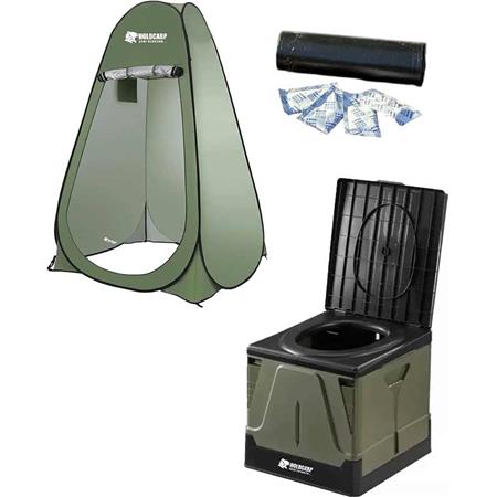 Toilet + Tent Set Holdcarp Portable Toi Big + Toilet & Shower Tent