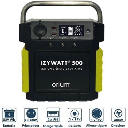 TRAGBARE ENERGIE-SITZKIEPE ORIUM IZYWATT 500