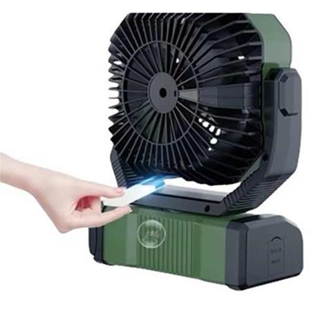 TRAGBARER VENTILATOR HOLDCARP RECHARGEABLE DOUBLEMOTOR WATERSPRAY FAN