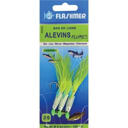Train Of Feathers Flashmer Alevins - Pack Of 10
