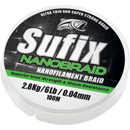 Trança Carniceiro Sufix Nanobraid Pink - 100M