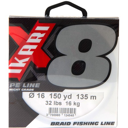 Trança Powerline Ikari X8 - Gris
