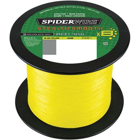 Trança Spiderwire Stealth Smooth 8 - Jaune - 2000M